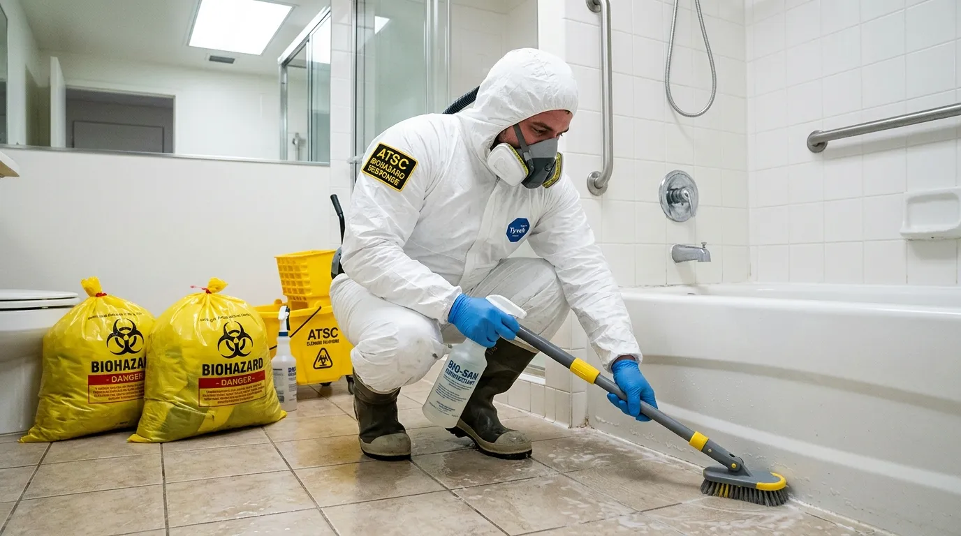 Decontamination equipment deployed for Blood Cleanup in Whitewater